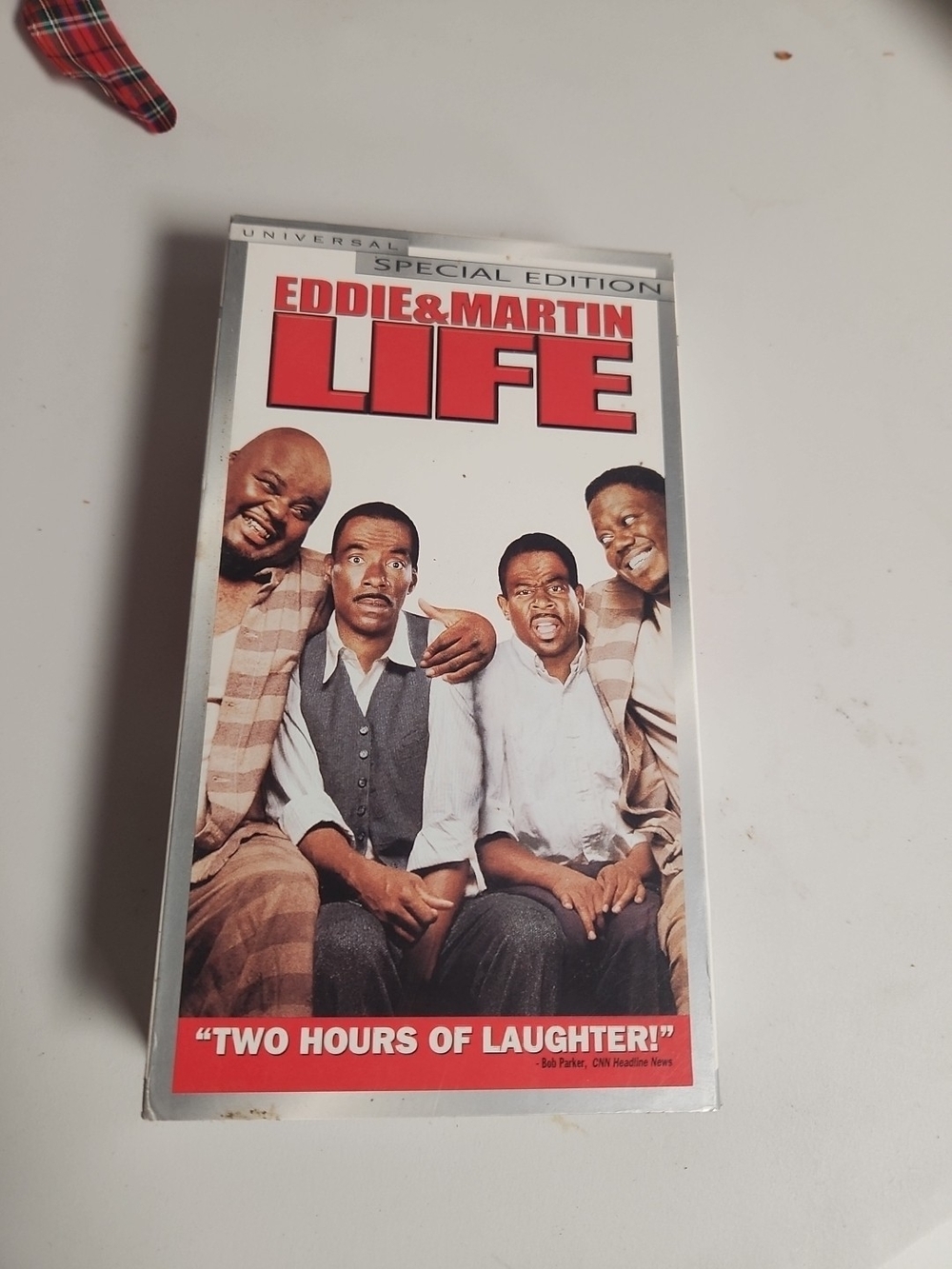 Universal Eddie & Martin LIFE VHS Cover - Red, White, Gray